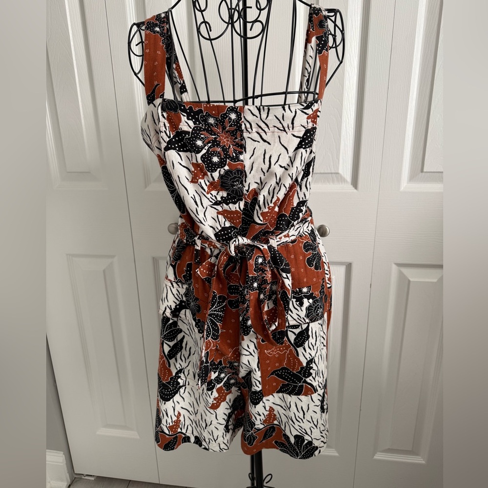 Anthropologie Belle Vere Floral Print Jumpsuit, NWT